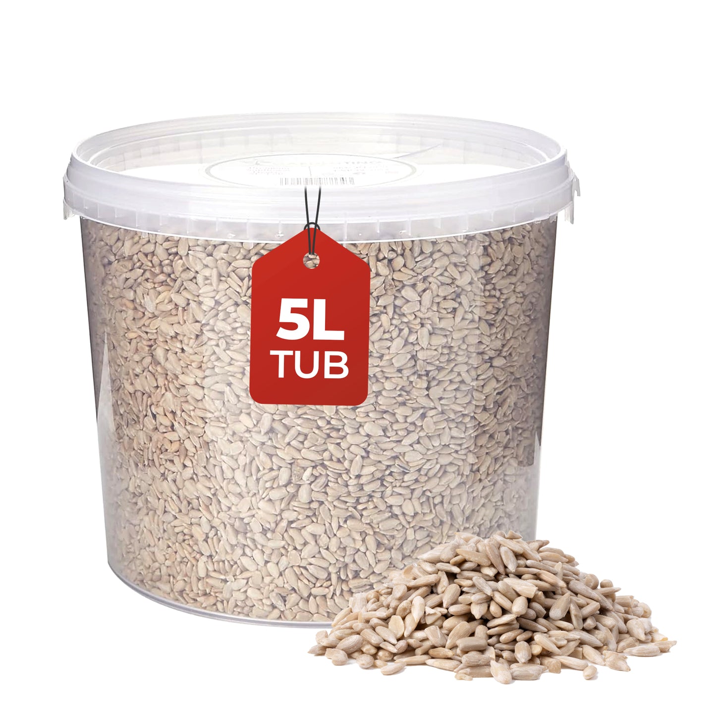 5L Tub - Sunflower Hearts - Beewarm Wild Birds Food
