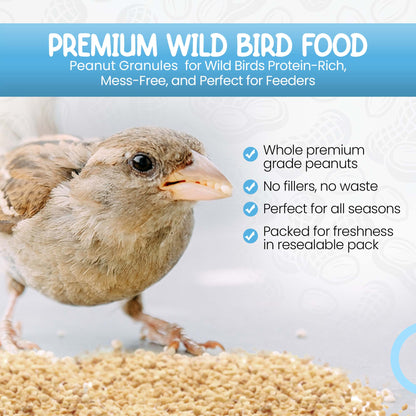 5L Tub Peanuts Granules- Beewarm Wild Birds Food