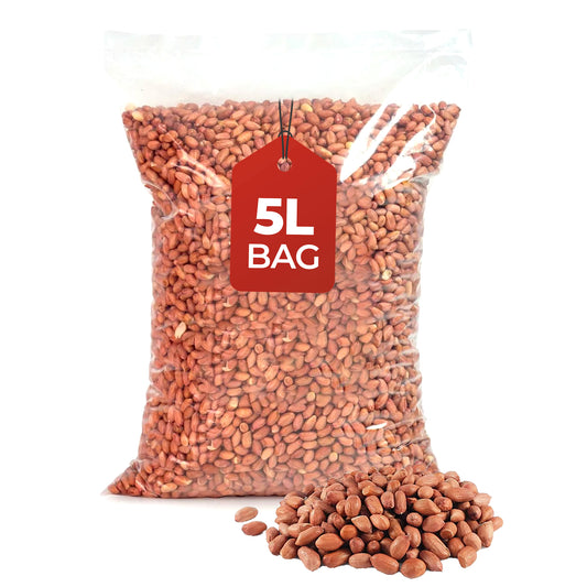 5L Bag Peanuts Whole - Beewarm Wild Birds Food