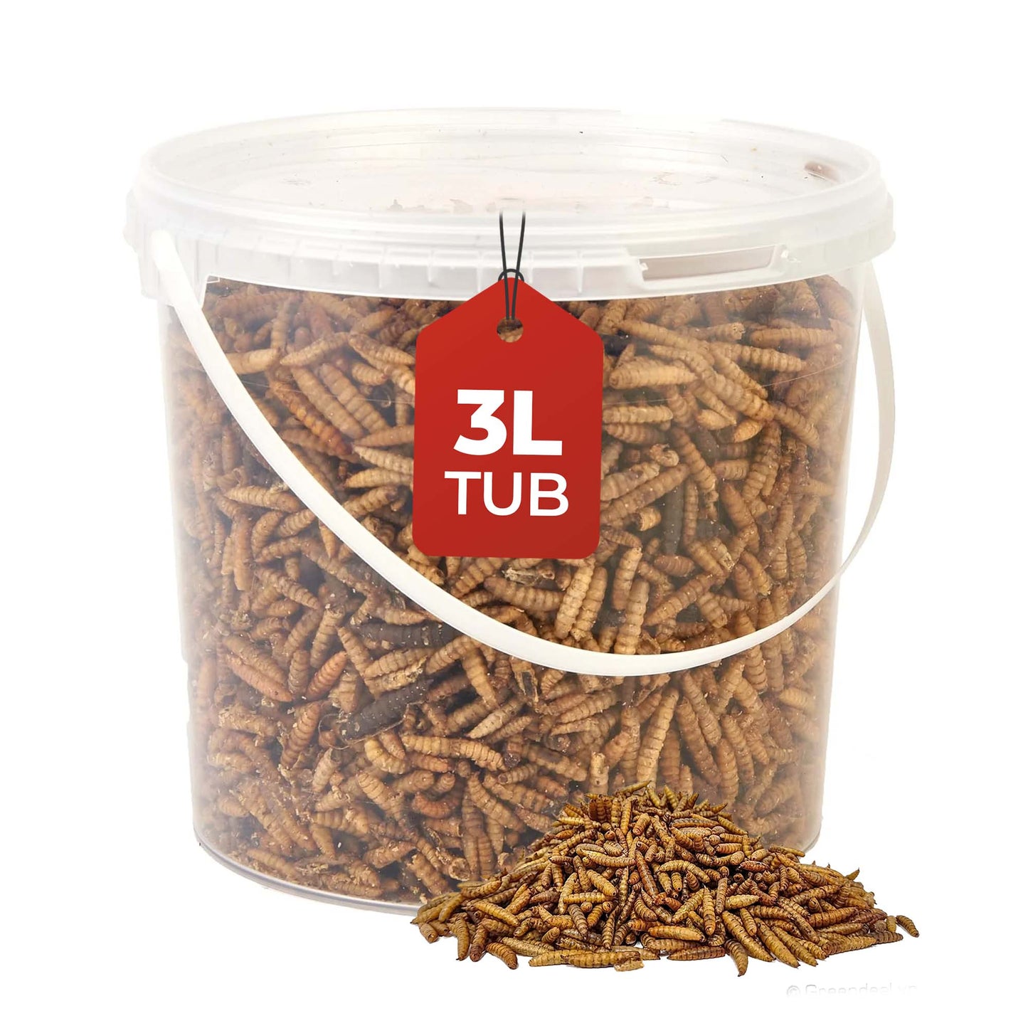 3L Tub Calci Worms- Beewarm Wild Birds Food