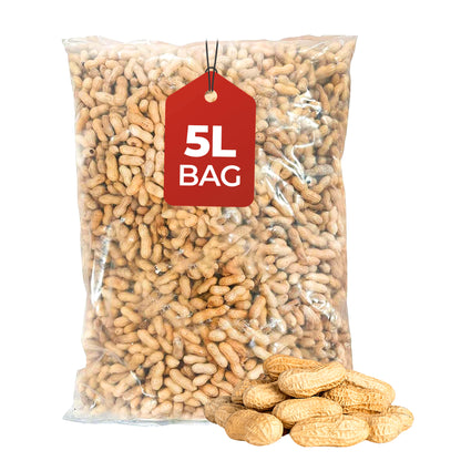 5L Bag Peanuts in Shell- Beewarm Wild Birds Food