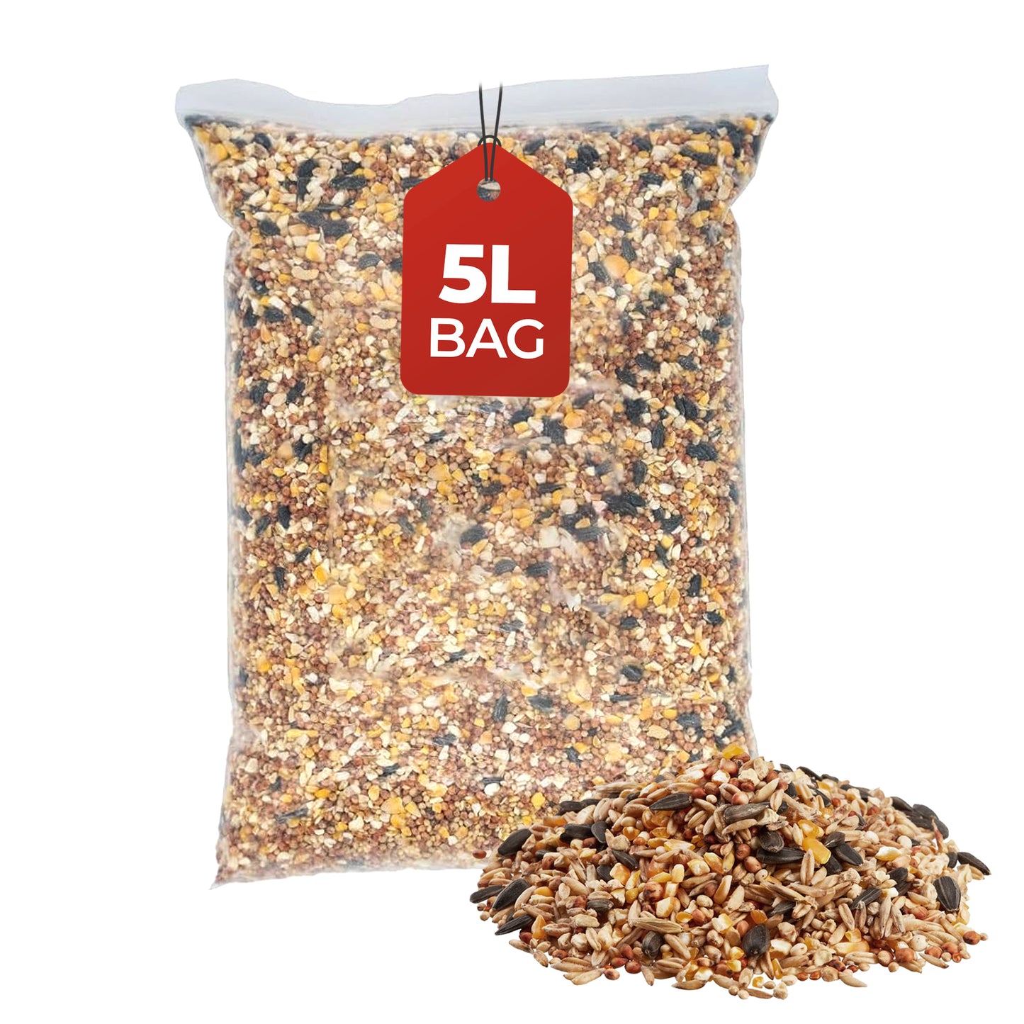 5L Bag Mix Seeds - Beewarm Wild Birds Food