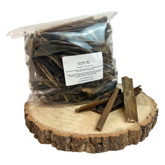 Deer Skin 1kg (B Grade – small /thin pieces)