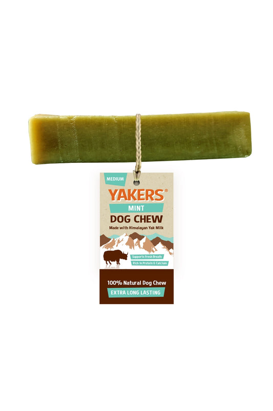 Yakers Dog Chew MINT Medium x 20