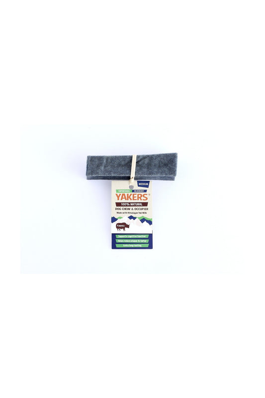 Yakers Dog Chew BLUEBERRY SUPERFOOD Medium x 20