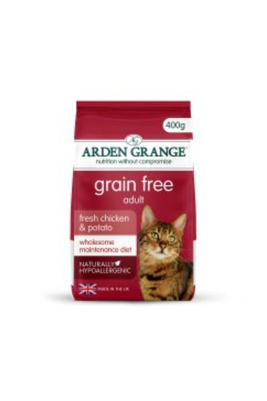 Arden Grange Adult Cat Grain-Free Chicken & Potato 400g
