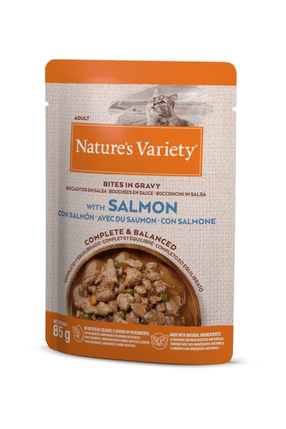 Bites in Gravy  Salmon For Adult Cats