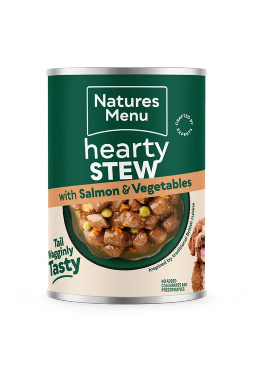 Natures Menu Cans  Hearty Stews Salmon For Adult Dogs