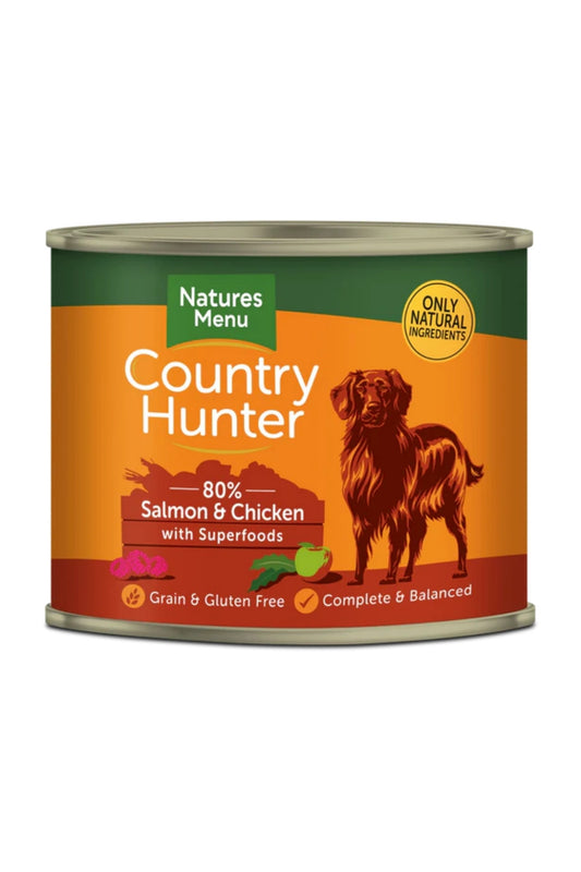 Country Hunter Cans  Salmon and Chicken with Superfoods For Adult Dogs
