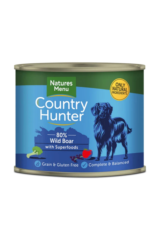 Country Hunter Cans  Wild Boar with Superfoods For Adult Dogs