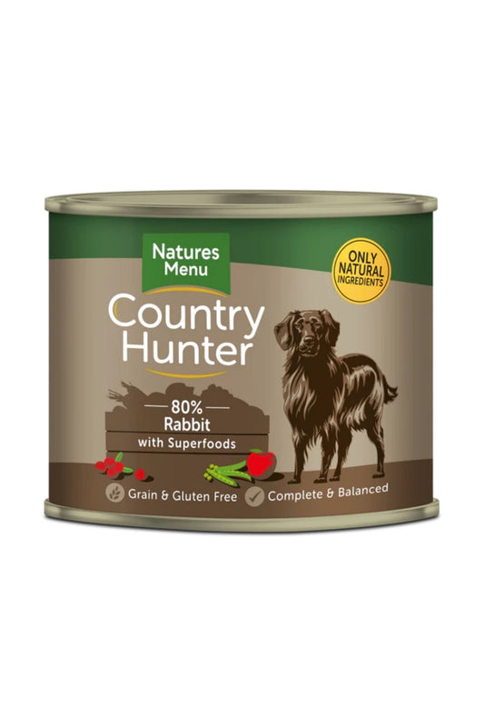 Country Hunter Cans  Rabbit with Superfoods For Adult Dogs