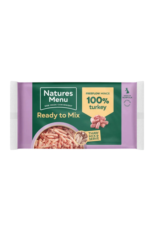 Natures Menu Ready To Mix Raw  Natures Menu Raw Freeflow Turkey (FF TUR) For Adult Dogs