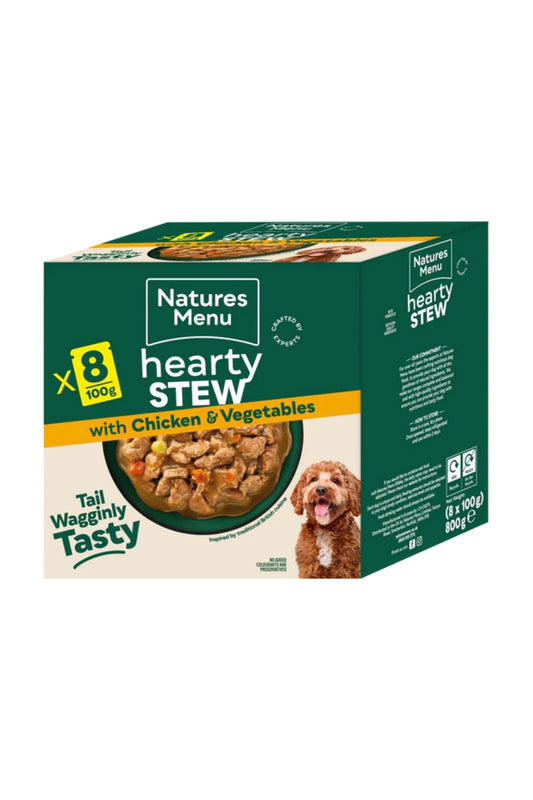 Natures Menu Dog Pouches  Hearty Stews Chicken For Adult Dogs