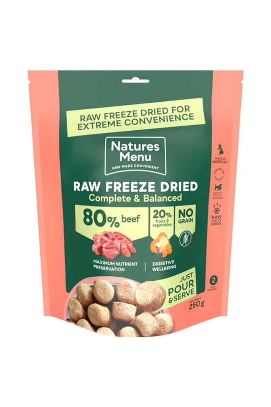 Complete Freeze Dried Food  80/20 BEEF For Adult Dogs