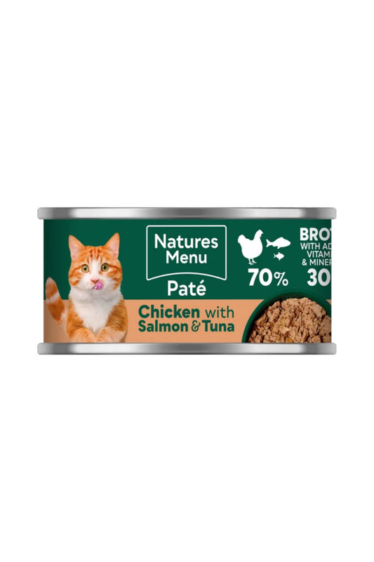 Chicken with Salmon & Tuna For Adult Cats