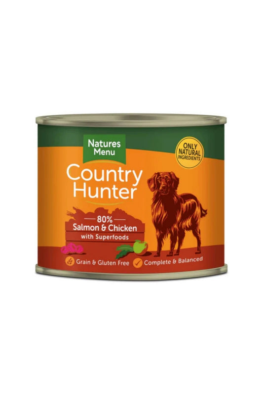 Country Hunter Cans  Salmon and Chicken with Superfoods For Adult Dogs