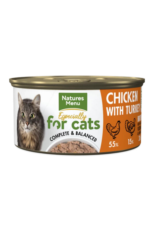 Especially for Cats Cans<br/>Chicken & Turkey
For Adult Cats