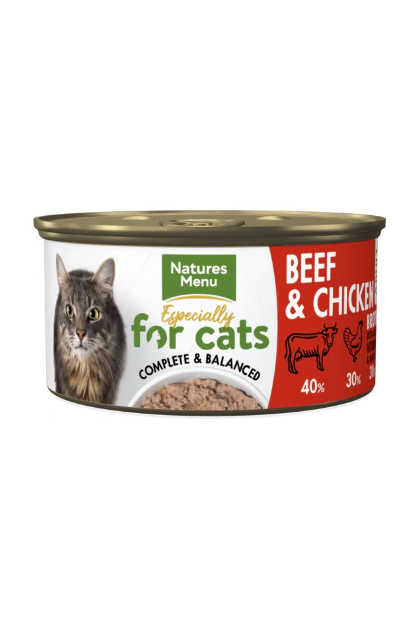 Especially for Cats Cans Beef & Chicken For Adult Cats