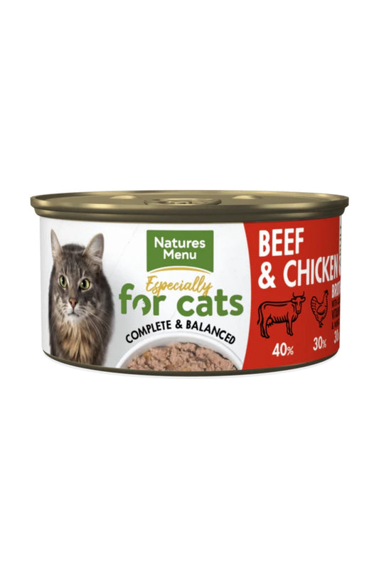 Especially for Cats Cans Beef & Chicken For Adult Cats