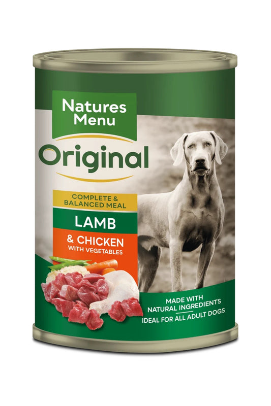 Natures Menu Cans  Lamb with Chicken For Adult Dogs