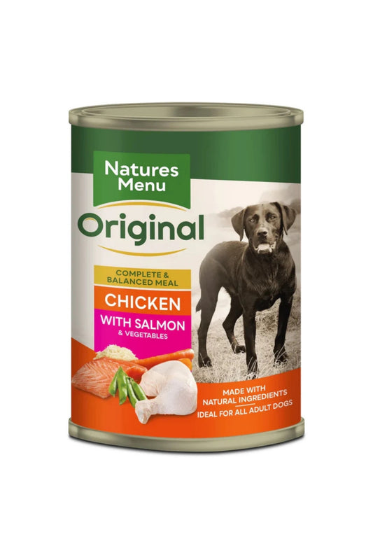 Natures Menu Cans  Chicken with Salmon For Adult Dogs