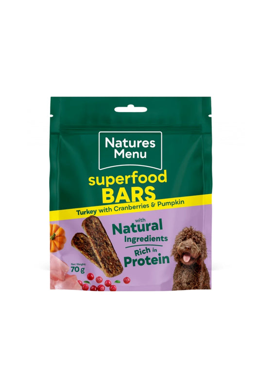 Country Hunter Superfood Bars  Turkey with Cranberries & Pumpkin For Adult Dogs