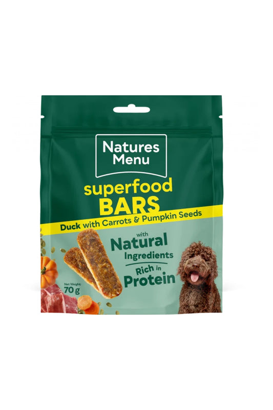 Country Hunter Superfood Bars  Duck with Carrot & Pumpkin Seeds For Adult Dogs