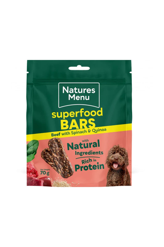 Country Hunter Superfood Bars  Beef with Spinach &amp; Quinoa For Dogs