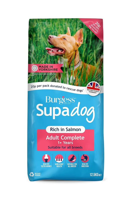 Burgess Supadog Adult Salmon 12.5kg