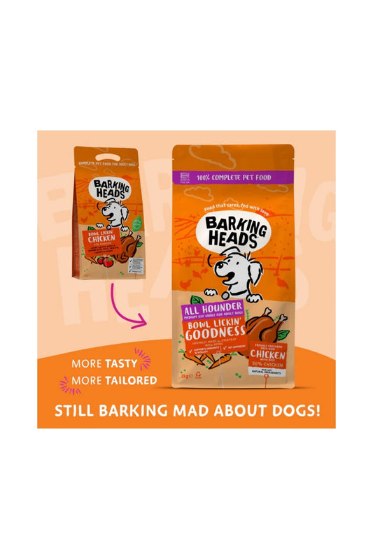 Barking Heads Adult Dog All Hounder Bowl Lickin' Goodness Chicken 2kg