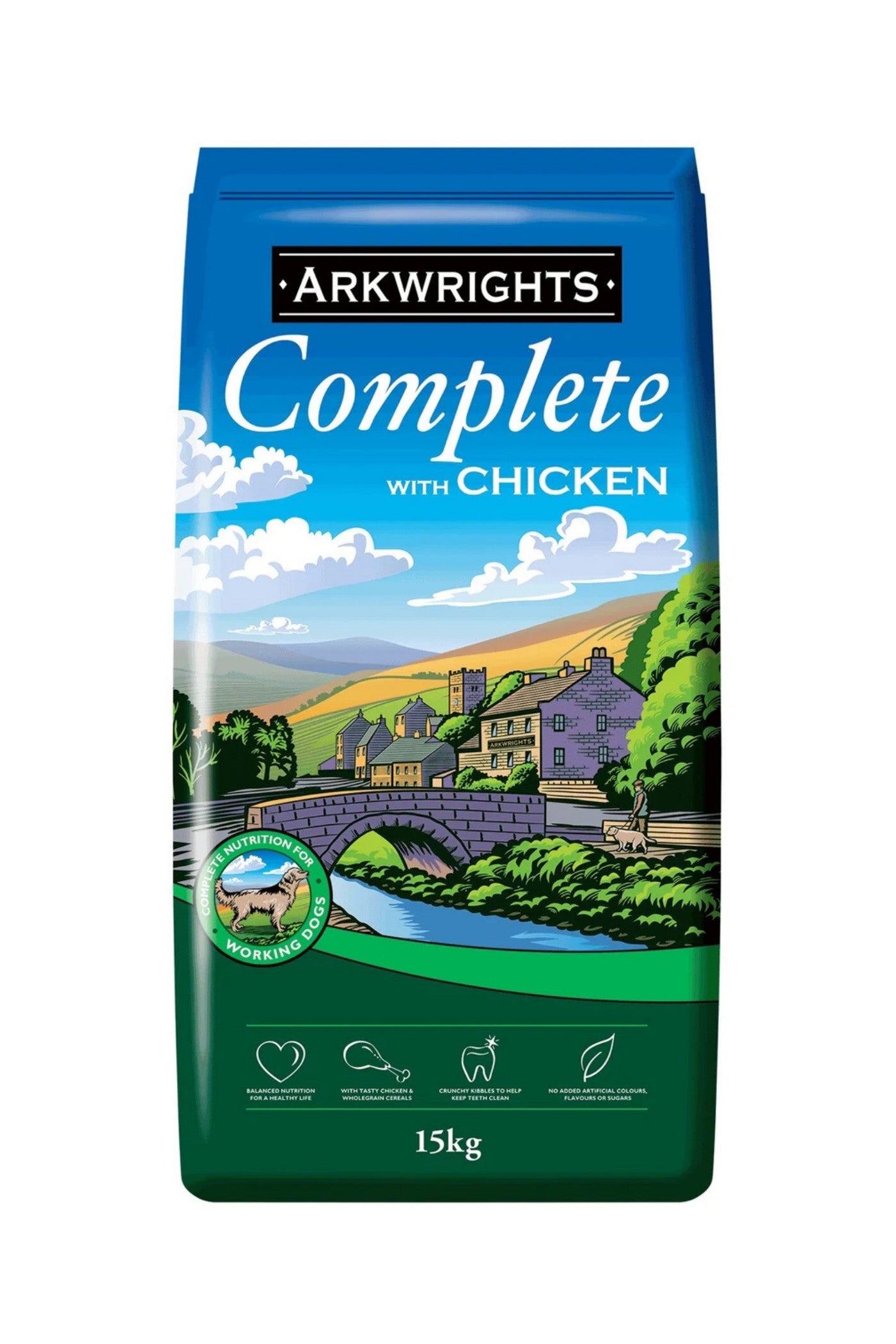 Arkwrights Complete Dog Food - Chicken 15kg [Zero VAT]