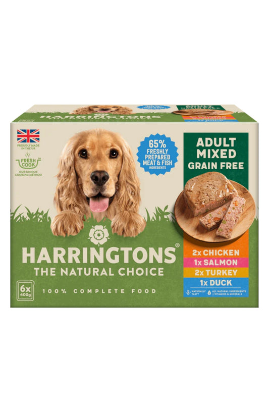 Harringtons Mixed Wet Dog Food Trays Multipack 6 x 400g