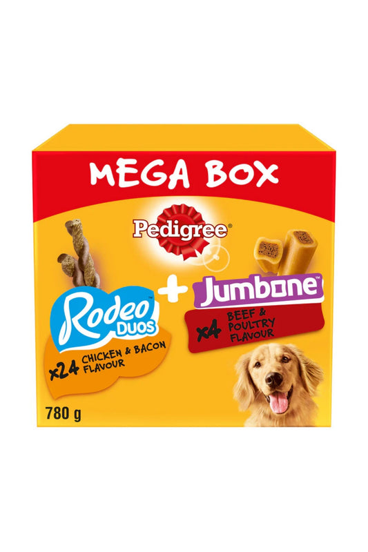 Pedigree Rodeo Duo & Jumbone Medium MEGA BOX 780g x 1