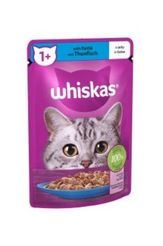 Whiskas Pouch 1+ Singles Chicken in Jelly 85g x 28