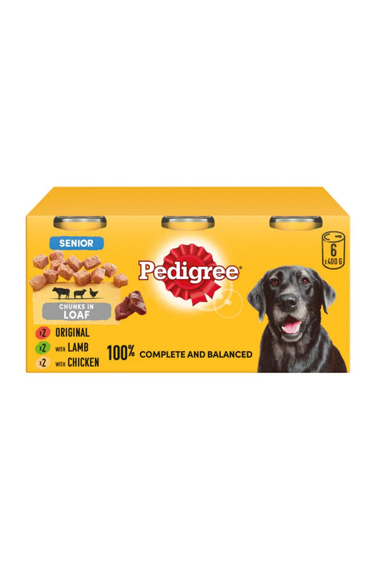 Pedigree Can Senior Dog 400g 6 pk x 4