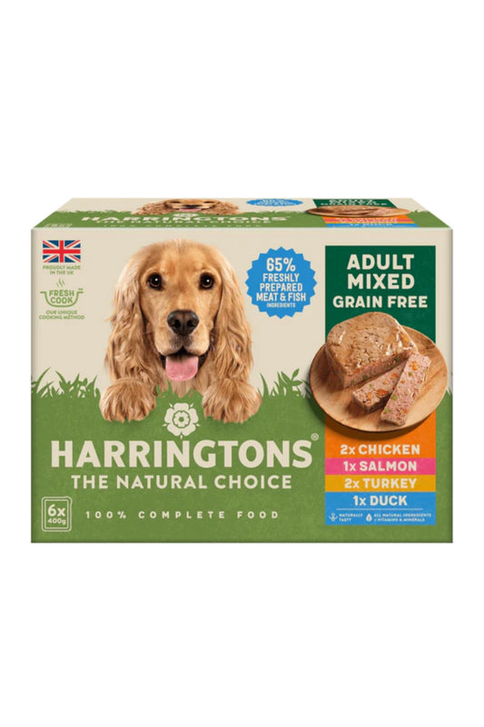 Harringtons Mixed Wet Dog Food Trays Multipack 6 x 400g