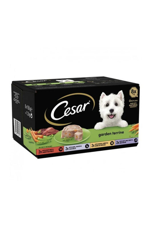 Cesar Foil Tray Garden Terrine Mixed Selection in Loaf 150g 8pk x 3