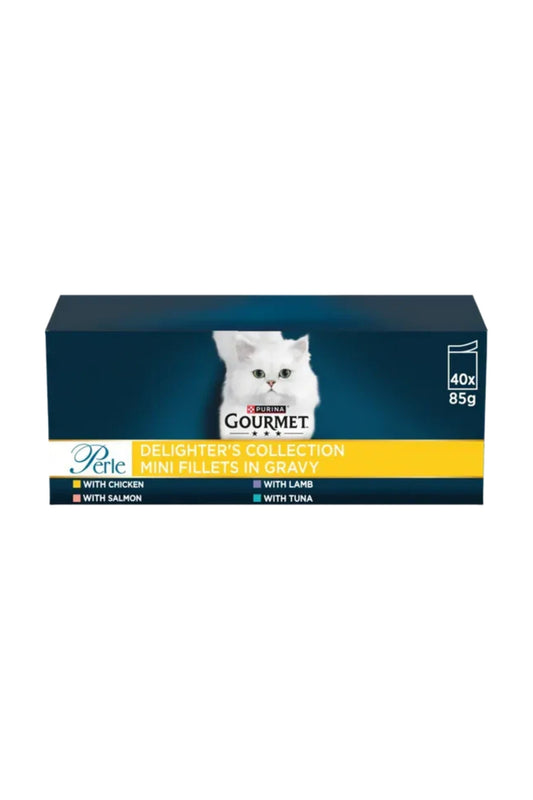 Gourmet Perle Pouch Delighter's Collection in Gravy 85g 40-Pack x 1