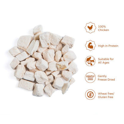 100% Chicken Breast Cat Treats 25g Tube