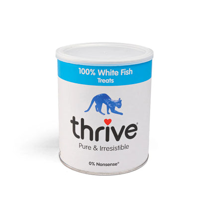 100% White Fish Fillet Cat Treats 110g Tube