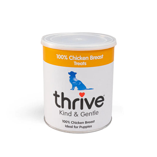 Kind & Gentle 100% Chicken Breast Dog Treats 170g Tube