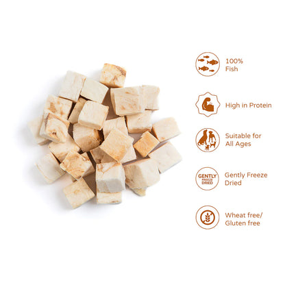 Kind & Gentle 100% White Fish Fillet Dog Treats 15g Tube