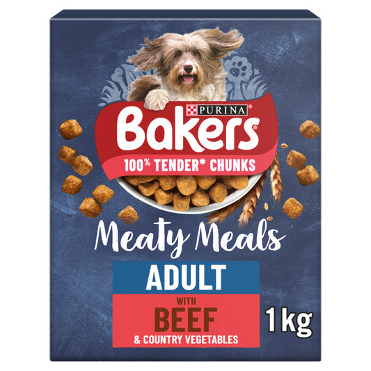 Bakers Complete Meaty Meals - Beef 1kg x 5