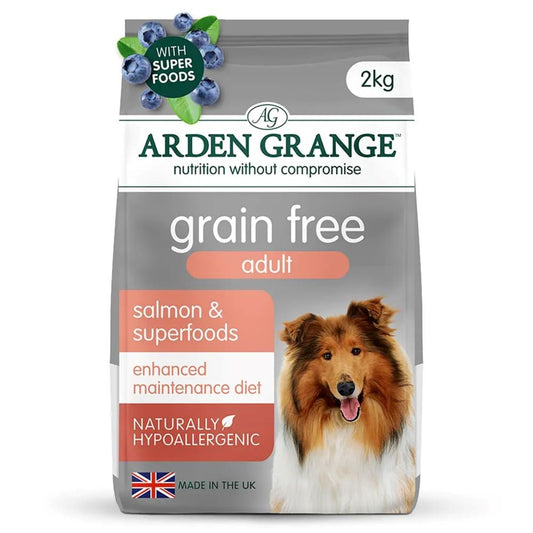 Arden Grange Adult Dog Grain Free Salmon & Superfoods 2kg