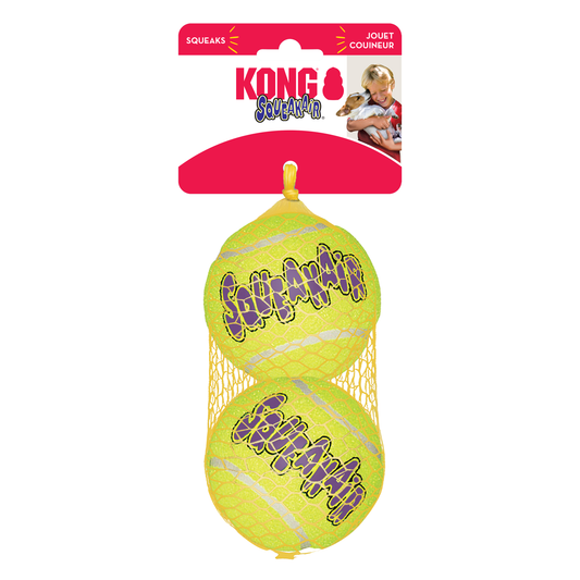 KONG SqueakAir Balls Large 3.25" Net-of-2 x 1