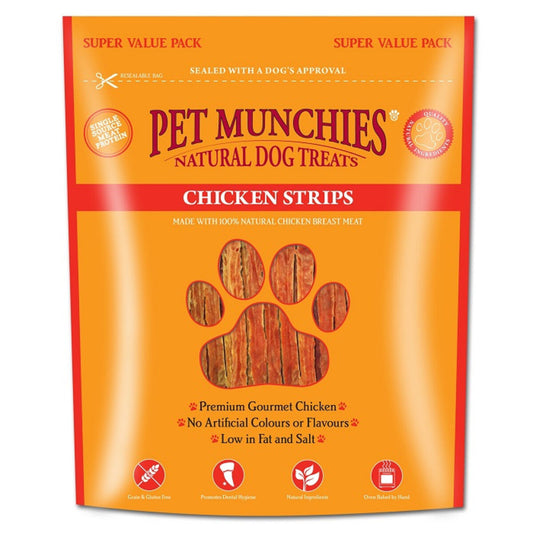 Pet Munchies Dog Treats - Chicken Strips 320g x 3