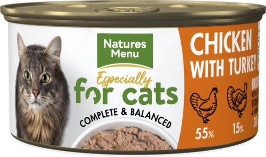 Especially for Cats Cans Chicken & TurkeyFor Adult Cats
