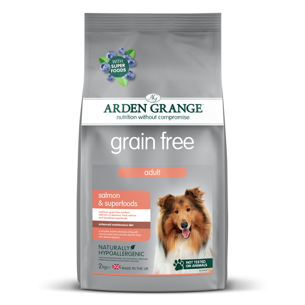 Arden Grange Adult Dog Grain Free Salmon & Superfoods 2kg