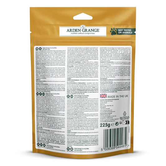 Arden Grange Crunchy Bites - Duck 225g x 10