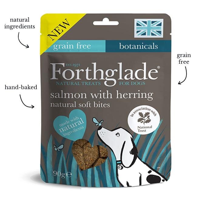 Forthglade Natural NT Soft Bites Salmon & Herring 90g x 8